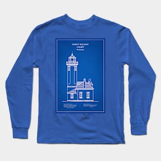 Point Wilson Light Lighthouse - Washington - AD Long Sleeve T-Shirt